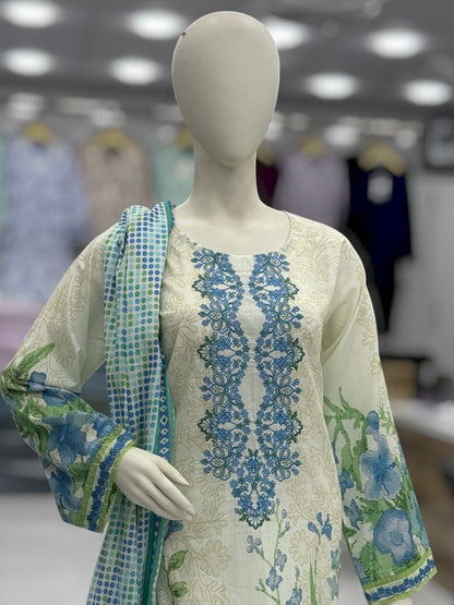 S Prints Lawn L-70 | Stitched | 3 Piece