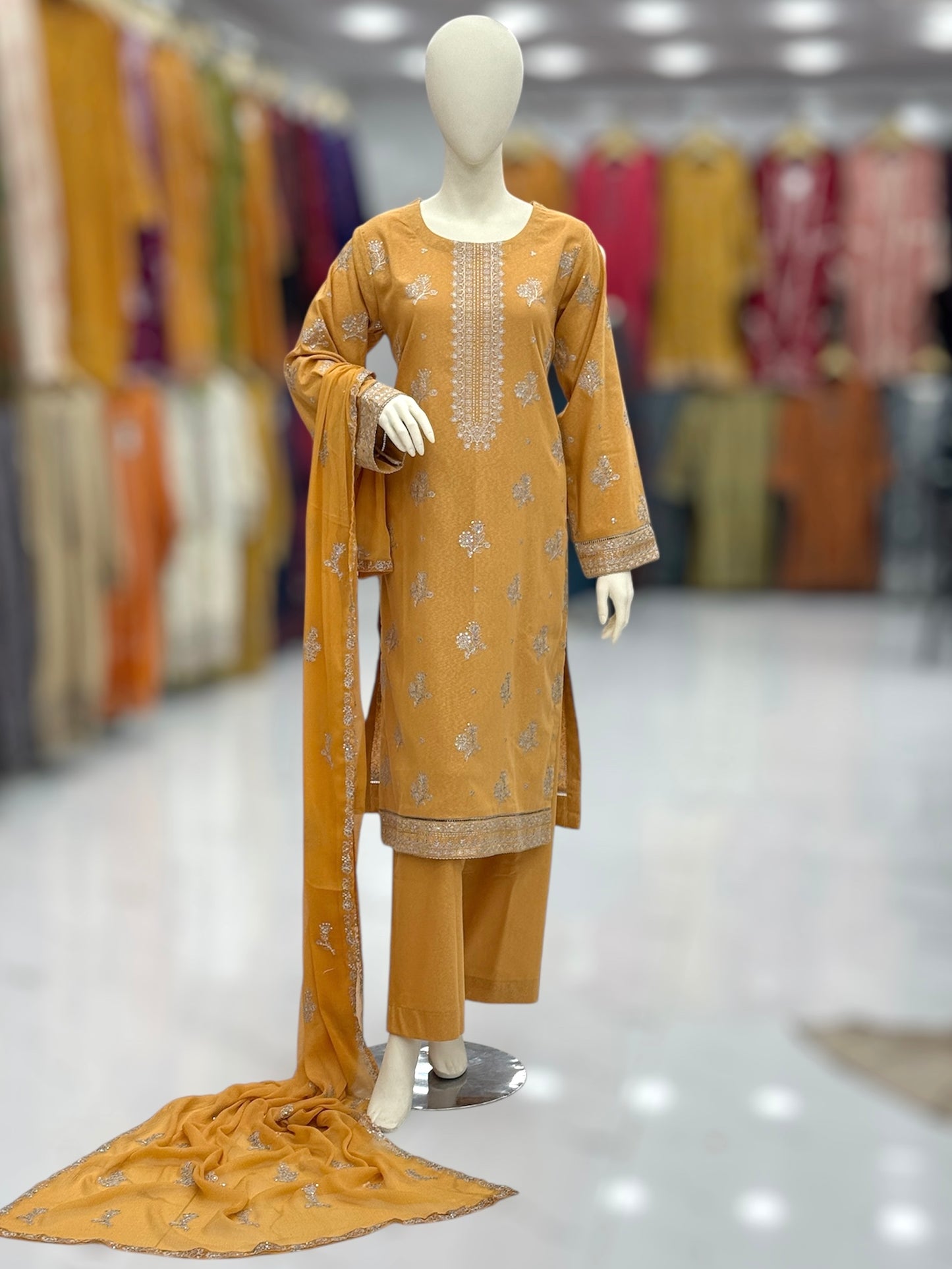 Silver Stone Karandi 97-A | Stitched | 3 Piece