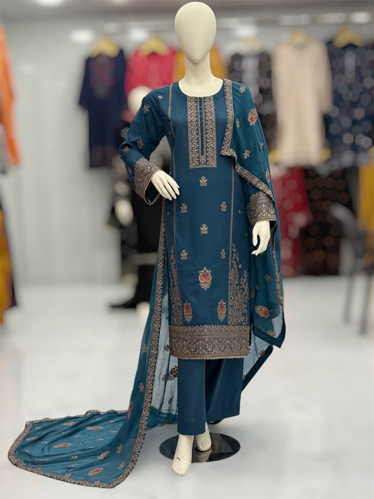 Bahar-e-subh Zinc 87-D | Stitched | 3 Piece