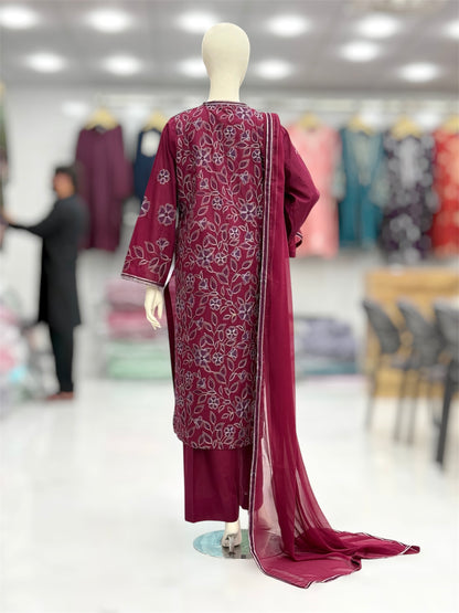 Andaaz Exclusive Lawn L84-A | Stitched | 3 Piece