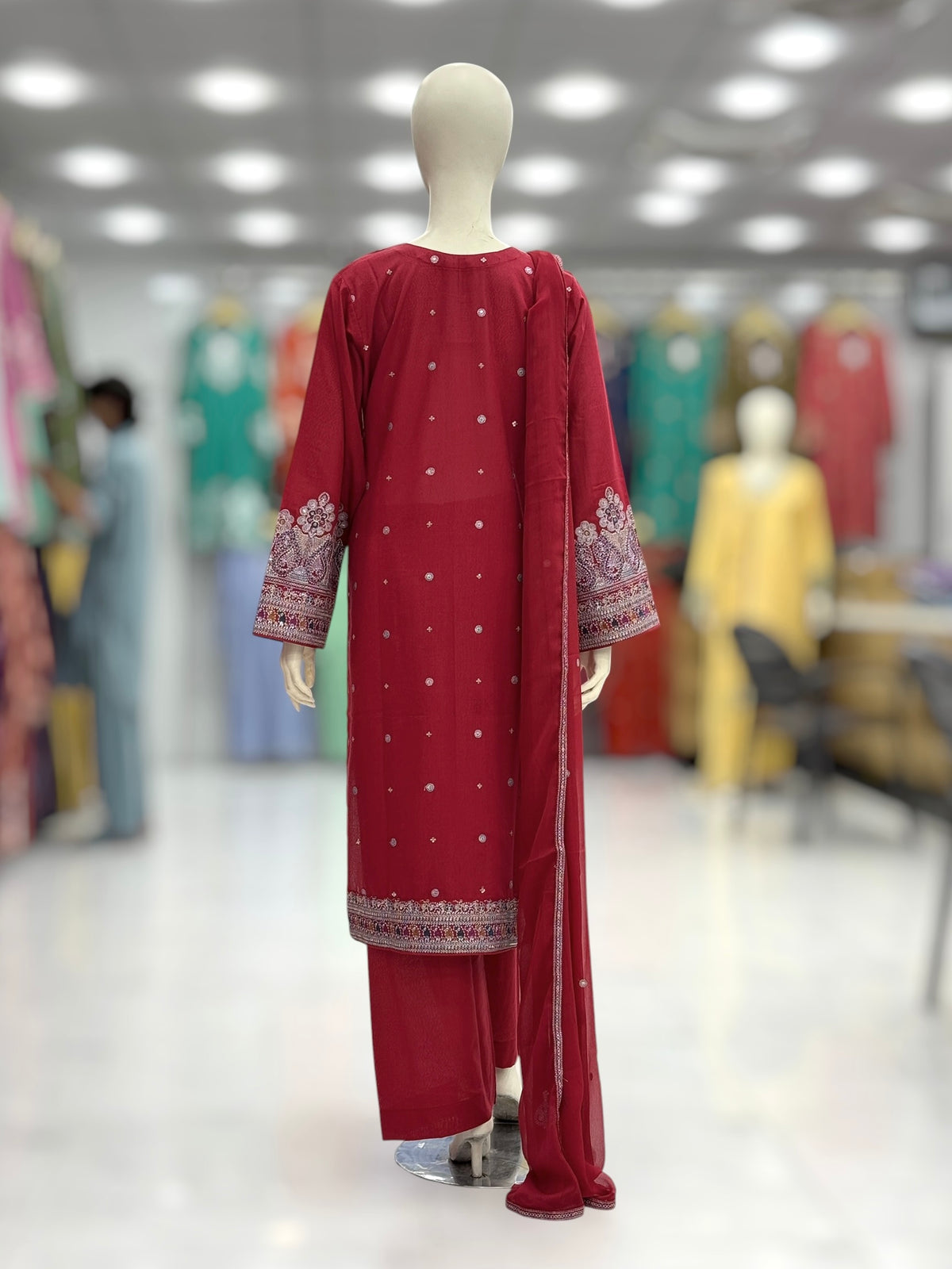 Dilkash Lawn Karandi K166-C | Stitched | 3 Piece