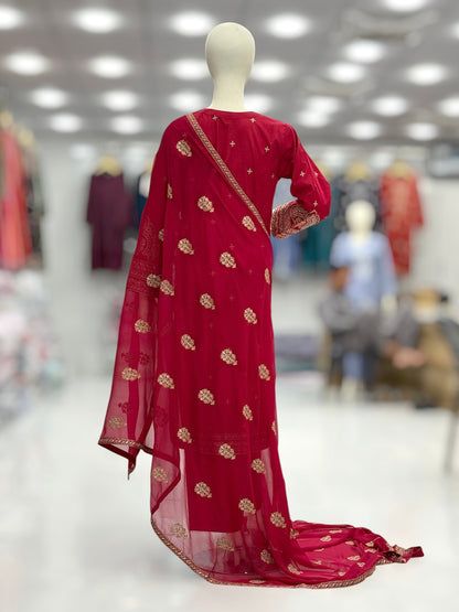 Mortaj Exclusive Lawn L81-A | Stitched | 3 Piece