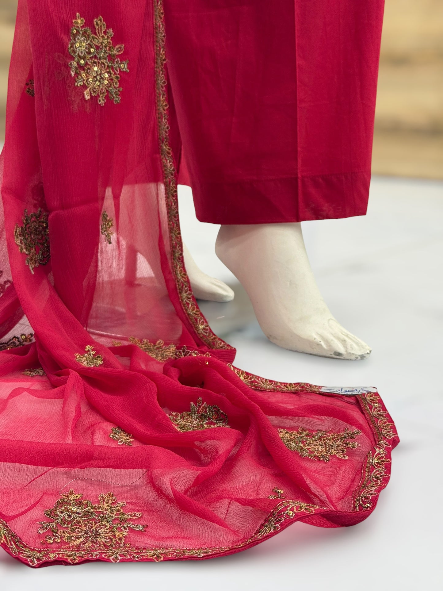 Zari Mahal Exclusive Lawn L95-C | Stitched | 3 Piece