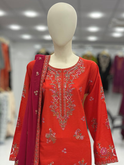 Gulrang 215-B | Khaddar | Stitched