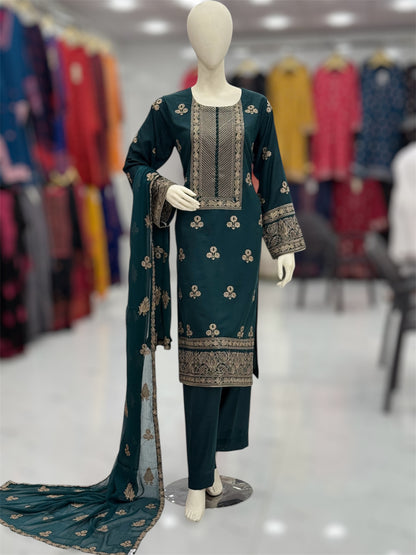 Blossom Mongia 91-B| Stitched | 3 Piece