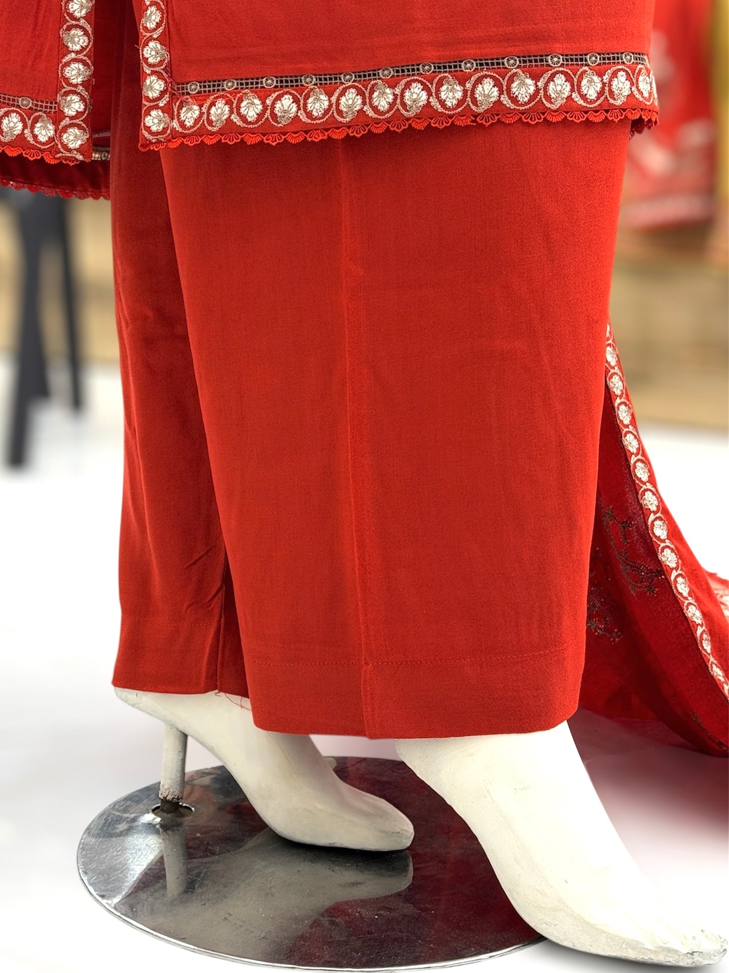 Monochrome Leather Peach 212-B | Stitched | 3 Piece