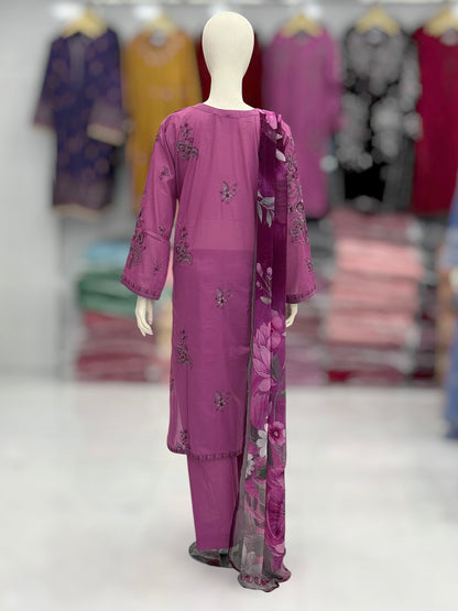 Noor-e-Gul Exclusive Lawn L94 | Stitched | 3 Piece
