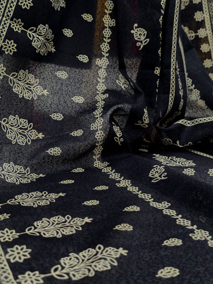 Embroidered Black EKP-101 | 3 Piece | Stitched