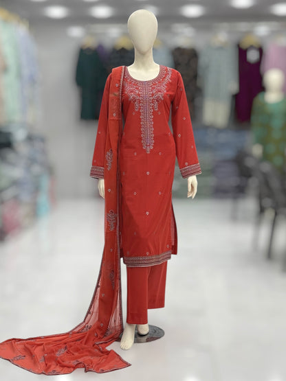 Sona Chandi Lawn Karandi K59-C | Stitched | 3 Piece