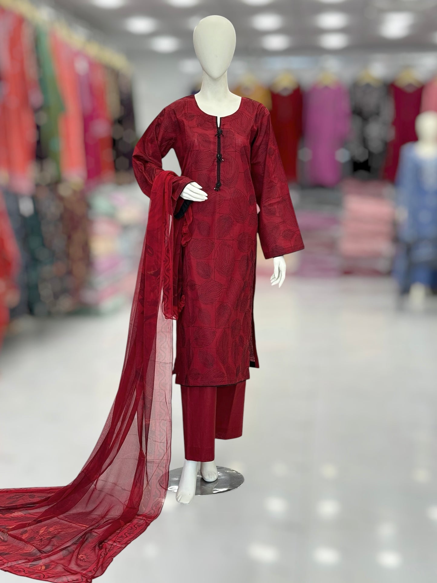 Black Leaf Exclusive Lawn L92-B | Stitched | 3 Piece