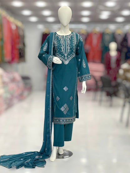 Rivaaj Exclusive Lawn L83-C | Stitched | 3 Piece
