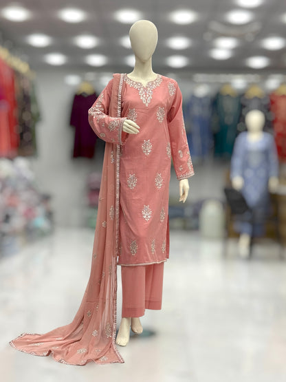 Moon Light Exclusive Lawn L82-A | Stitched | 3 Piece