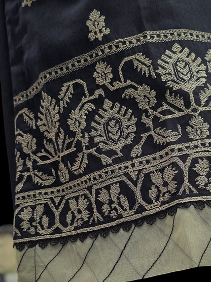 Embroidered Black EKP-101 | 3 Piece | Stitched