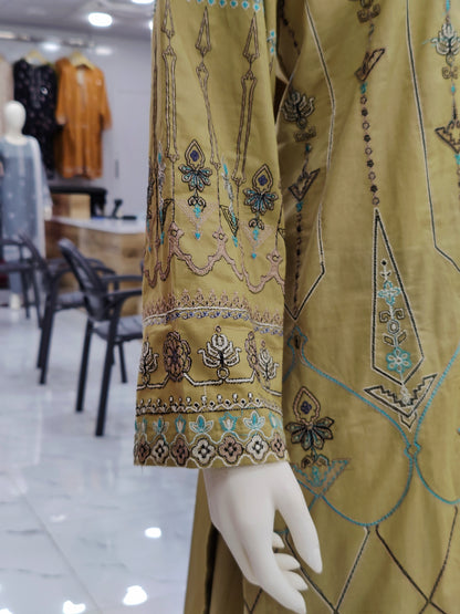 Heavy Embroidered Shirt | Pure Chiffon Dupatta | Volume 4 | Stitched | 3 Piece