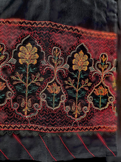 Embroidered Black EKP-105 | 3 Piece | Stitched