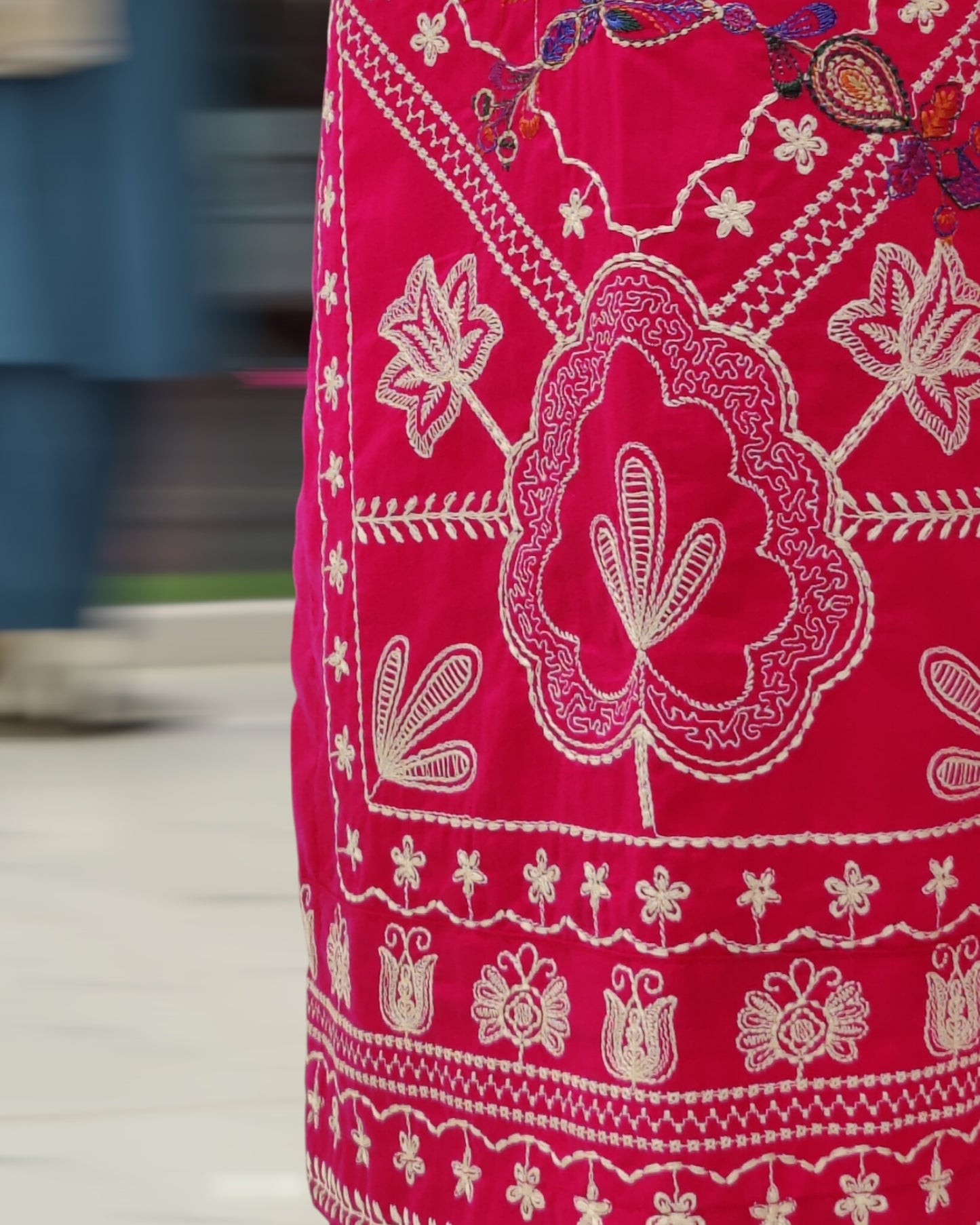 Pink Embroidered Shirt | Bordered Dupatta | Volume 4 | Stitched | 3 Piece