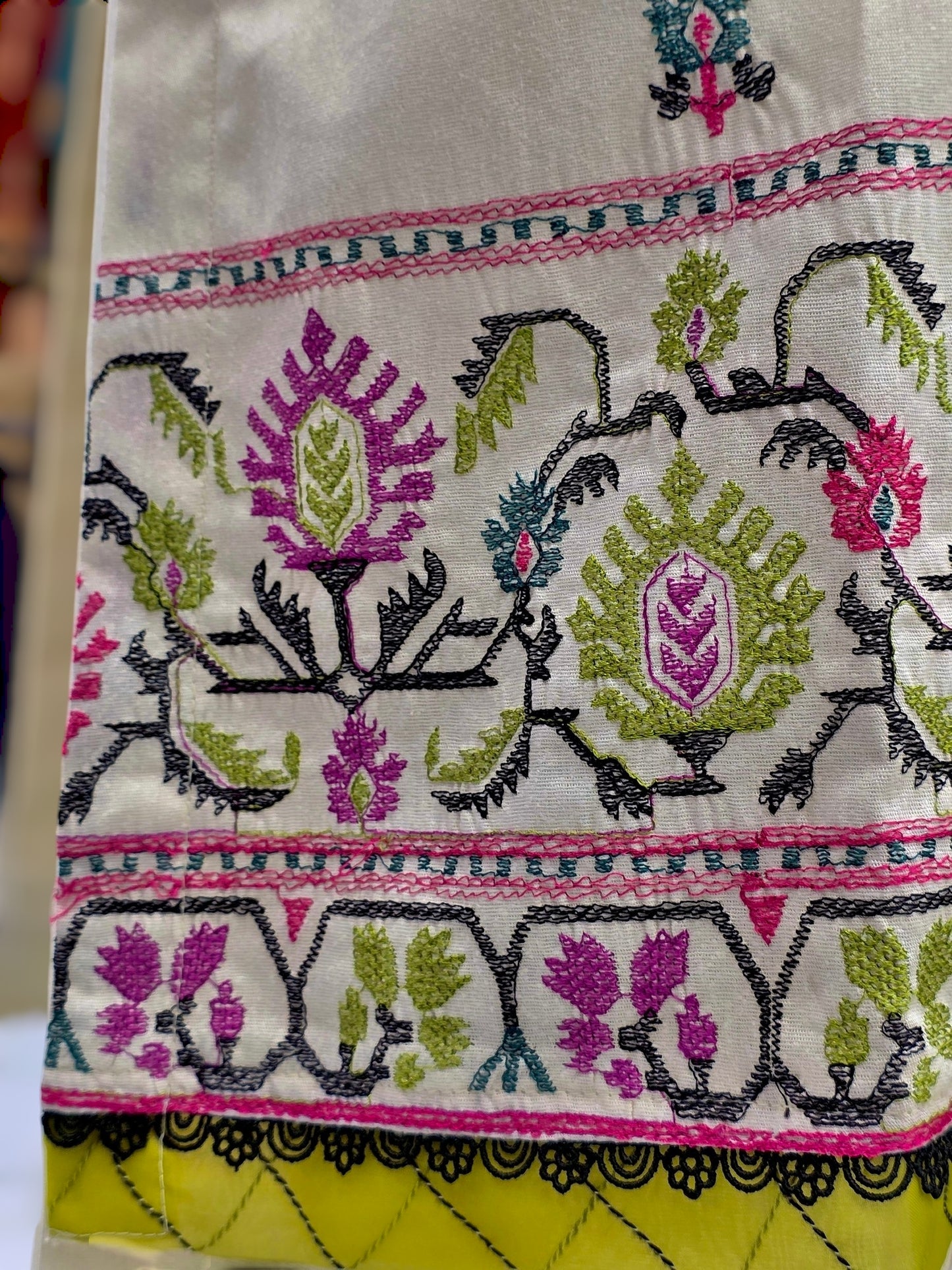 Embroidered Off White EKP-102 | 3 Piece | Stitched