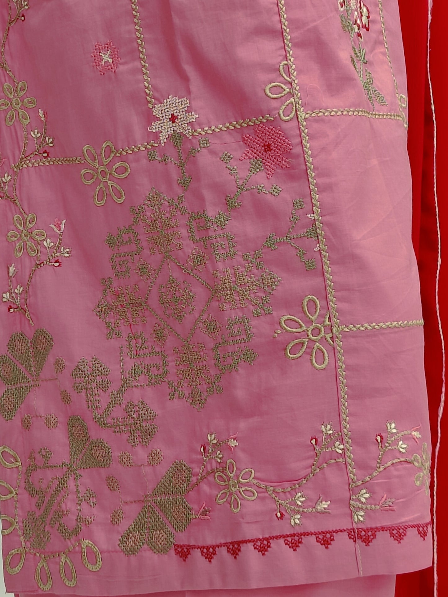 Embroidered Light Pink V5952B | Stitched | 3 Piece