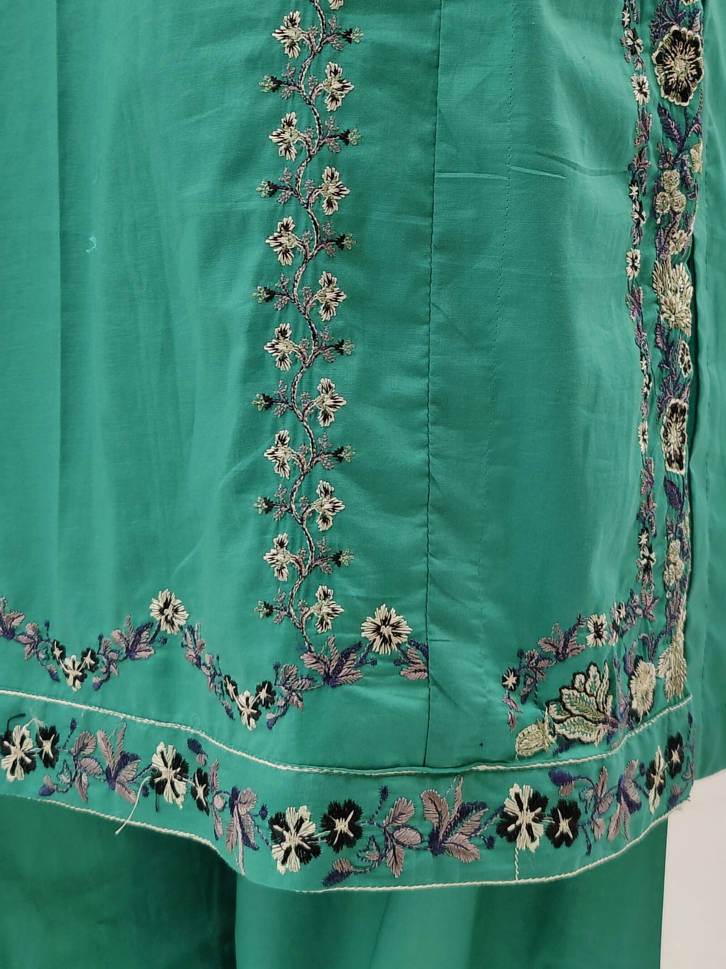 Sea Green Embroidered Shirt RCV443 | Chiffon Dupatta | Stitched | 3 Piece