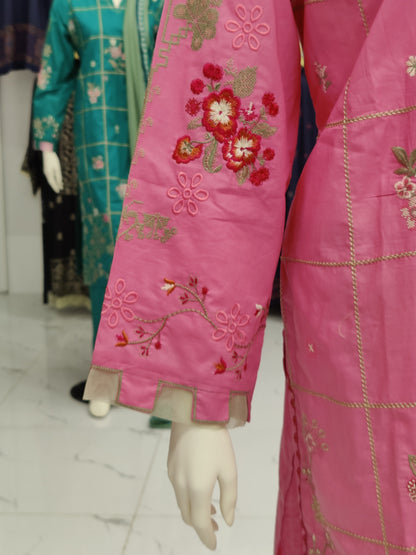 Embroidered Light Pink V5952B | Stitched | 3 Piece