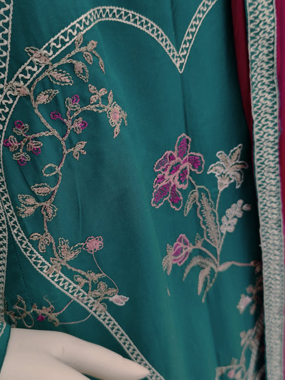 Embroidered Sea Green V595A | Stitched | 3 Piece